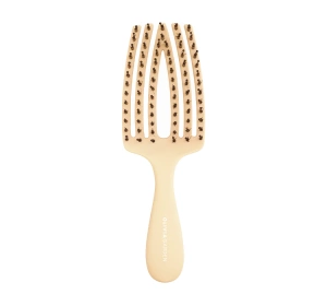 OLIVIA GARDEN FINGERBRUSH CARE MINI KIDS HAIR BRUSH YELLOW