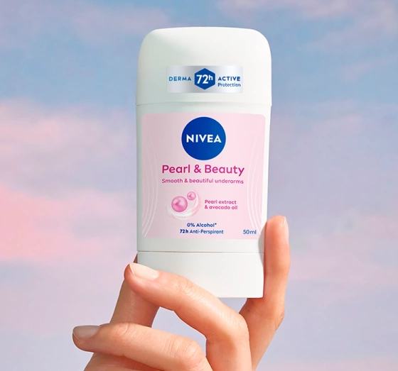 NIVEA PEARL & BEAUTY ANTIPERSPIRANT STICK FOR WOMEN 50ML