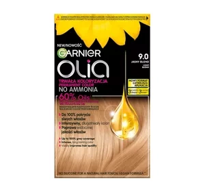 GARNIER OLIA PERMANENT HAIR COLOR NO AMMONIA 9.0 LIGHT BLOND