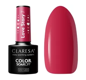 CLARESA SOAK OFF HYBRID NAIL POLISH LOVE STORY 7 5G