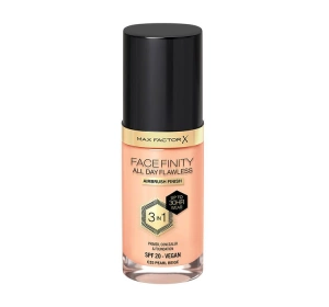 MAX FACTOR FACEFINITY ALL DAY FLAWLESS 3IN1 VEGAN FOUNDATION C35 PEARL BEIGE 30ML 