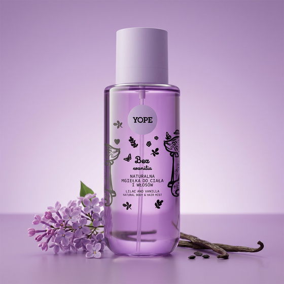 Click on photo to zoom it Yope Lilac and Vanilla Natural Body and Hair Mist 200ml
