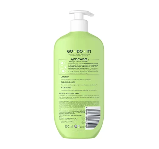 EVELINE MOISTURIZING BODY MILK AVOCADO 350ML
