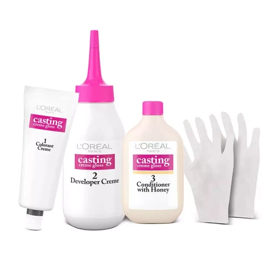 LOREAL CASTING CREME GLOSS SEMI PERMANENT HAIR DYE 518 HAZELNUT MOCCACCINO