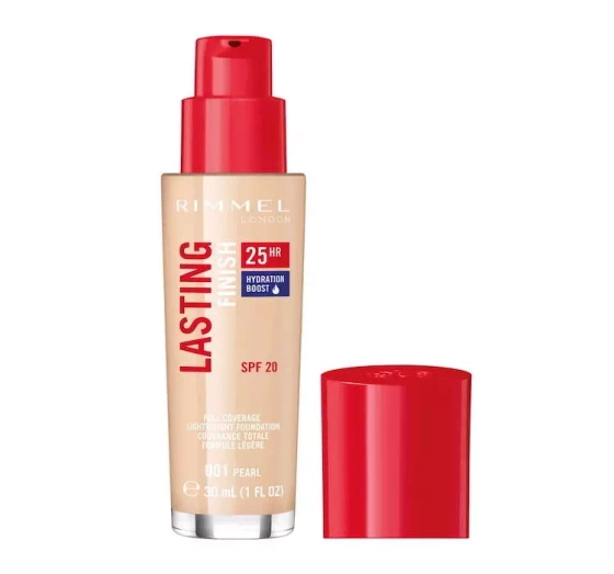 RIMMEL LASTING FINISH 25HR FACE FOUNDATION 001 PEARL 30ML