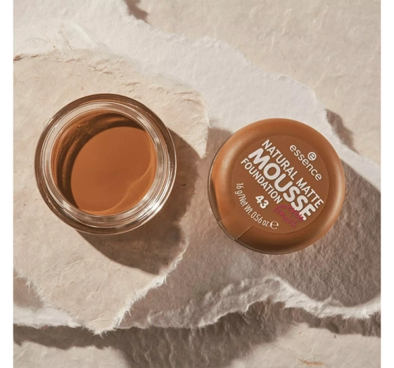 ESSENCE NATURAL MATTE MOUSSE FOUNDATION 43 16G