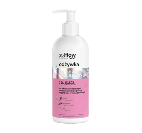 Click on photo to zoom it So!Flow Protein and Emollient Conditioner for Damaged Hair 300ml