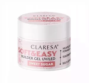 CLARESA SOFT & EASY BUILDER GEL UV/LED SWEET SUGAR 45G