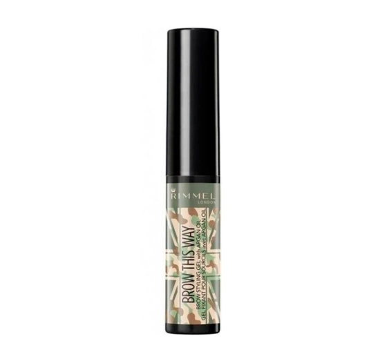 RIMMEL BROW THIS WAY CAMO COLLECTION BROW GEL 004 CLEAR 5ML