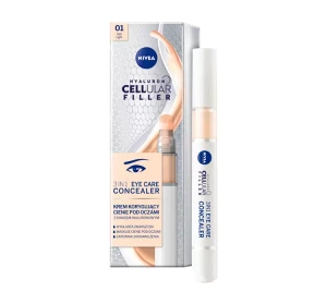 NIVEA CELLULAR HYALURON FILLER 3IN1 EYE CARE CONCEALER 01 LIGHT 4ML