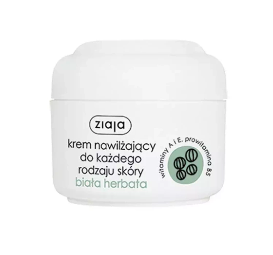ZIAJA MOISTURIZING CREAM WHITE TEA FOR ALL SKIN TYPES 50ML 