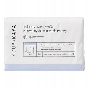Your Kaya Single-Use Cotton Face Towels 50 pcs