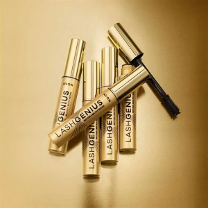 AVON 5 IN ONE LASH GENIUS MASCARA BROWN BLACK 10ML