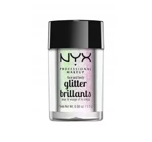 NYX PROFESSIONAL MAKEUP GLITTER BRILLANTS FACE AND BODY GLITTER 07 ICE 2.5G