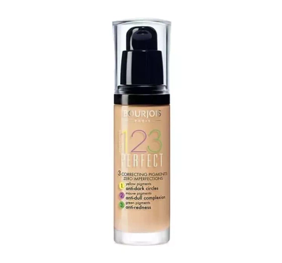 BOURJOIS 123 PERFECT FOUNDATION 54 BEIGE