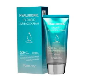 FARMSTAY HYALURONIC CREAM WITH UV SUNSCREEN SPF50+ 70G
