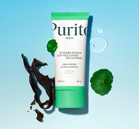 Purito Wonder Releaf Centella Lightweight Facial Sunscreen SPF 50+ 60ml