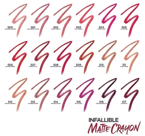 LOREAL MATTE LIP CRAYON LIPSTICK 505 LITTLE CHILI 1.3G