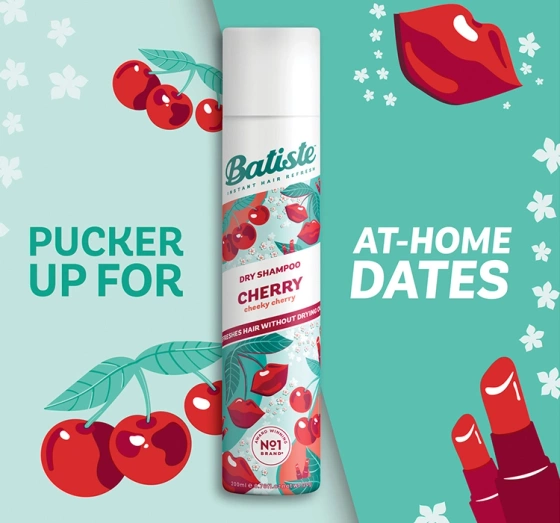BATISTE DRY SHAMPOO CHERRY 200ML