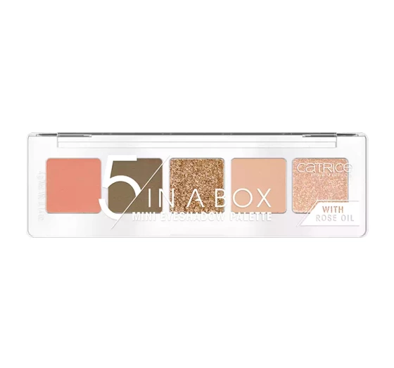 CATRICE 5 IN A BOX MINI EYESHADOW PALETTE 070 ELEGANT KHAKI LOOK 4G