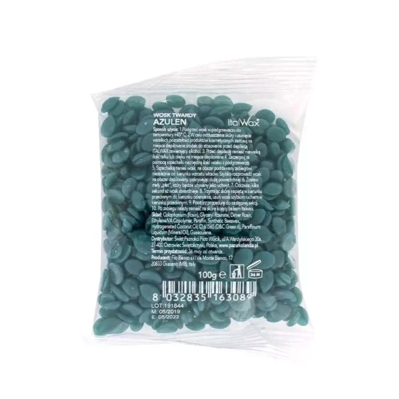 ITALWAX HOT FILM WAX IN GRANULES FOR DEPILATION AZULEN 100G