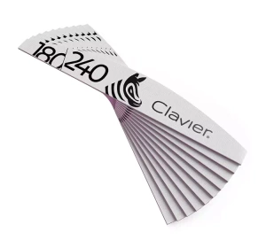 Clavier Zeberka Łódka Nail Files Pack of 180/240 10