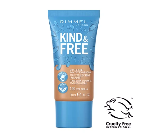 RIMMEL KIND & FREE FACE FOUNDATION 150 ROSE VANILLA 30ML