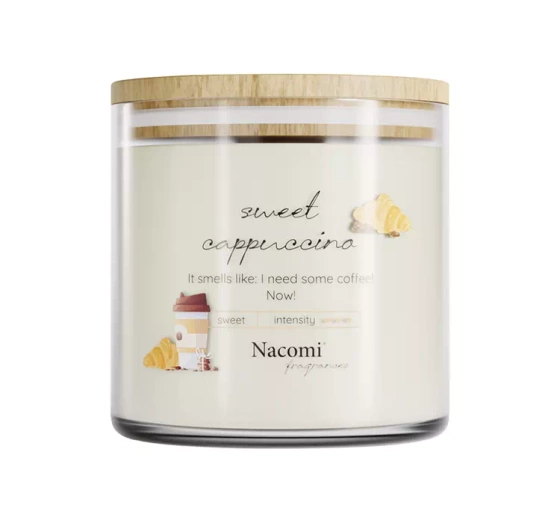 NACOMI FRAGRANCES SOY SCENTED CANDLE SWEET CAPPUCCINO 450G