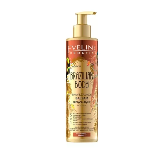 EVELINE BRAZILIAN BODY SELF-TANNING BODY LOTION 5IN1 200ML