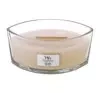 WOODWICK MEDIUM JAR CANDLE SCENTED CANDLE WHITE HONEY 453.6G 