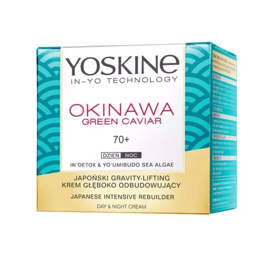 YOSKINE OKINAWA GREEN CAVIAR 70+ DEEPLY REBUILDING FACE CREAM 50ML