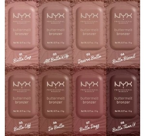 NYX PROFESSIONAL MAKEUP BUTTERMELT FACE BRONZER COMPACT 03 DESERVE BUTTA 5G
