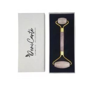 DENI CARTE ROLLER FACE MASSAGER PINK QUARTZ