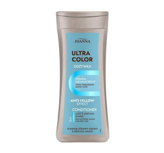 Click on photo to zoom it JOANNA ULTRA COLOR HAIR CONDITIONER FOR COOL SHADES OF BLONDE 200G