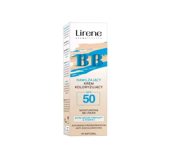 LIRENE MOISTURISING TINTING CREAM BB SPF50 01 NATURAL 30ML