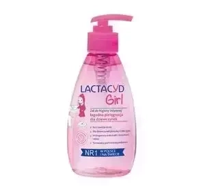 LACTACYD GIRL INTIMATE HYGIENE GEL FOR DELICATE AND SENSITIVE SKIN WITH A PUMP 200ML