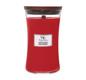 WOODWICK LARGE JAR CANDLE SCENTED CANDLE CRIMSON BERRIES 610G