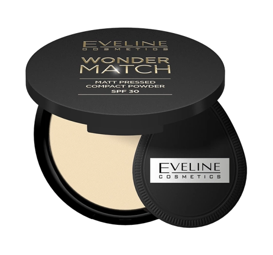 EVELINE WONDER MATCH MATT PRESSED POWDER SPF30 01 LIGHT BEIGE 8G