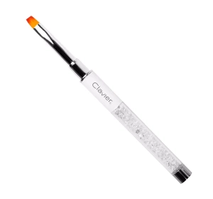 CLAVIER ROUND GEL BRUSH WITH WHITE ZIRCONIA SIZE 04
