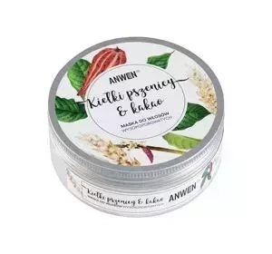 ANWEN WHEAT GERM AND COCOA HAIR MASK FOR HIGH POROSITY HAIR 200ML