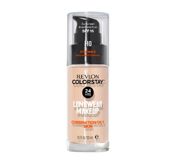 REVLON COLORSTAY FOUNDATION WITH VITAMIN E FOR OILY SKIN 110 IVORY 30ML