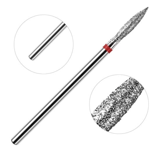 Click on photo to zoom it Clavier Delicate Teardrop Diamond Drill Bit FRD 720-R Red
