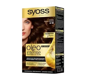 SYOSS OLEO INTENSE HAIR COLOUR WITHOUT AMMONIA 4-18 MOKKA BROWN