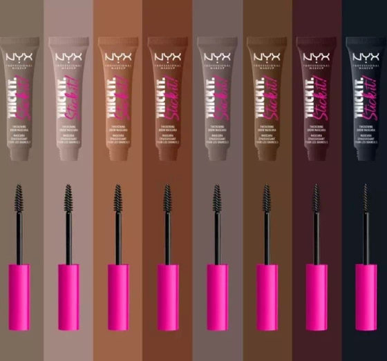 NYX PROFESSIONAL MAKEUP THICK IT STICK IT BROW MASCARA 05 COOL ASH BROWN 7ML