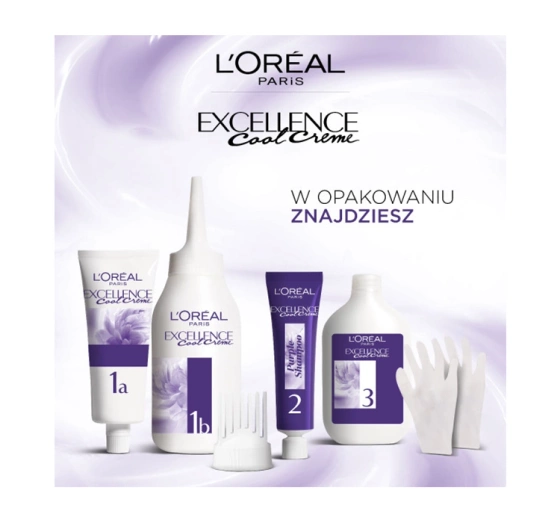 LOREAL EXCELLENCE COOL CREME 6.11 ULTRA ASH DARK BLONDE