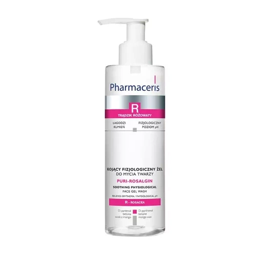 PHARMACERIS R PURI ROSALGIN SOOTHING PHYSIOLOGICAL FACE WASH GEL 190ML