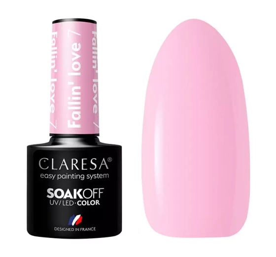 CLARESA SOAK OFF HYBRID NAIL POLISH FALLIN' LOVE 7 5G