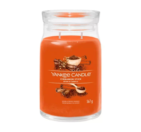 YANKEE CANDLE SIGNATURE SCENTED CANDLE CINNAMON STICK 567G