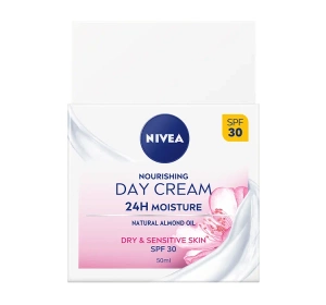 NIVEA 24h Moisture Nourishing Day Cream SPF30 50ml
