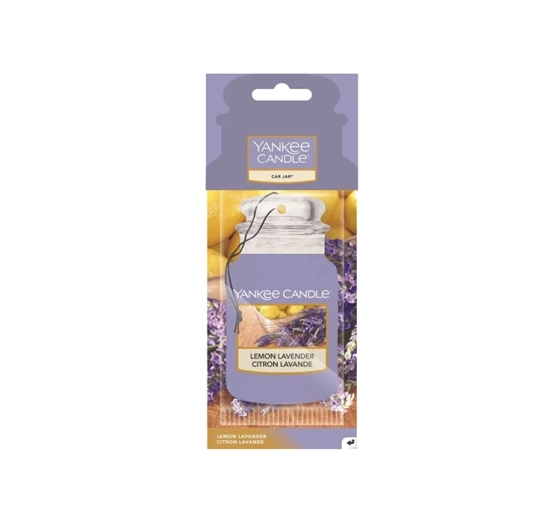 Click on photo to zoom it YANKEE CANDLE CAR JAR AIR FRESHENER LEMON LAVENDER